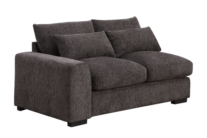 Nyeisha - Piece Upholstered Sofa & Chaise - Coffee