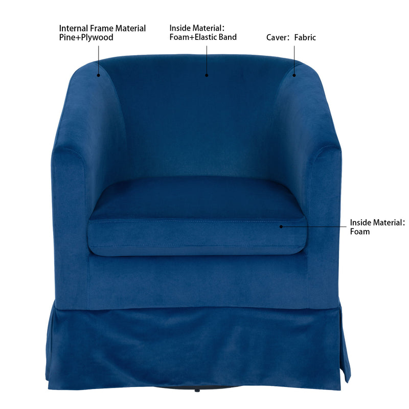 27.36" Wide Swivel Chair