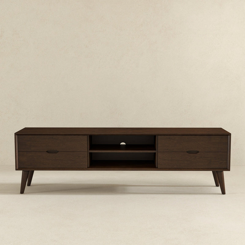 Adrian - TV Stand - Walnut Brown