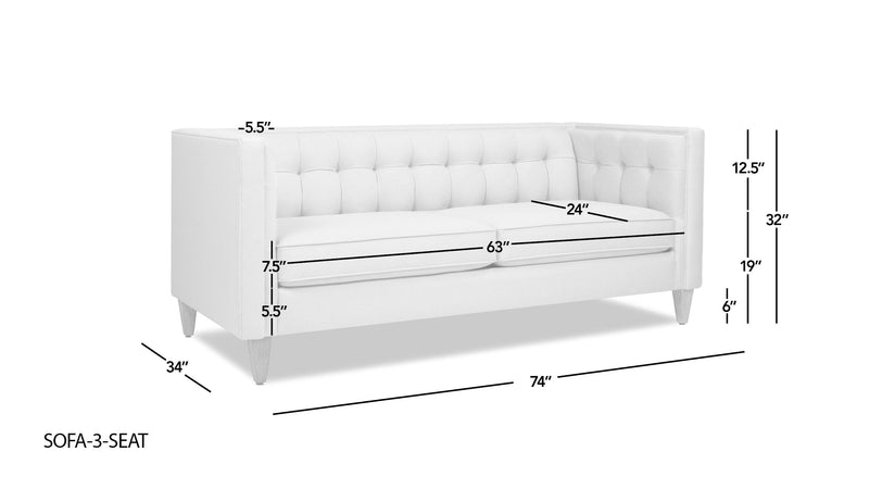 James - Modern Tuxedo Sofa