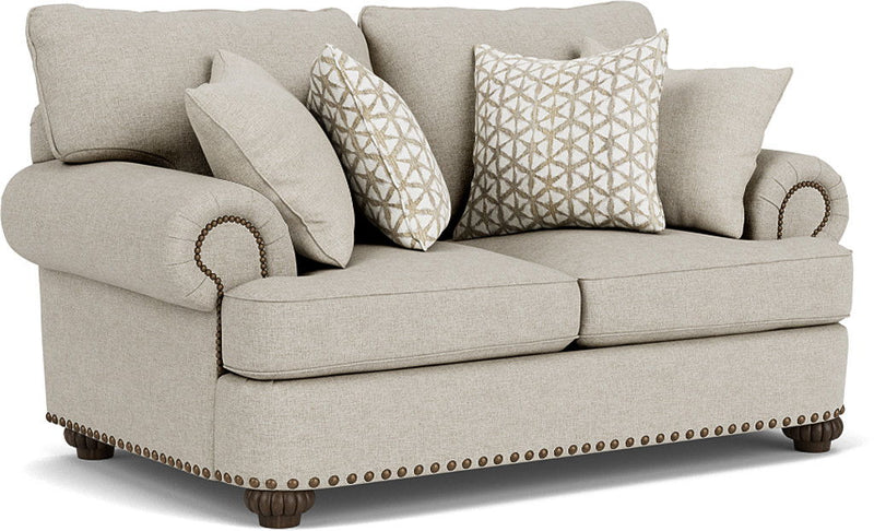 Patterson - Loveseat - Nailhead Trim