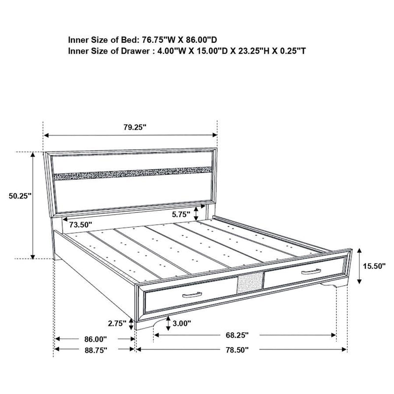 Miranda - Storage Bedroom Set