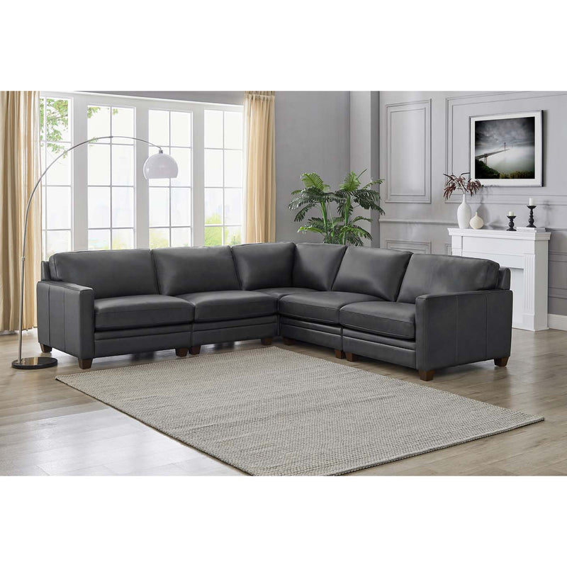 Naples - Leather Sectional