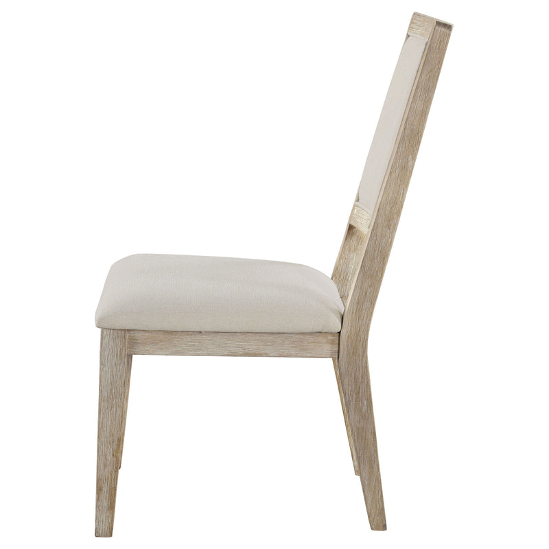 Trofello - Cushioned Dining Side Chair (Set of 2) - White Washed