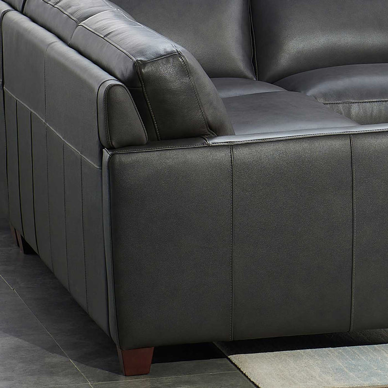 Naples - Leather Sectional