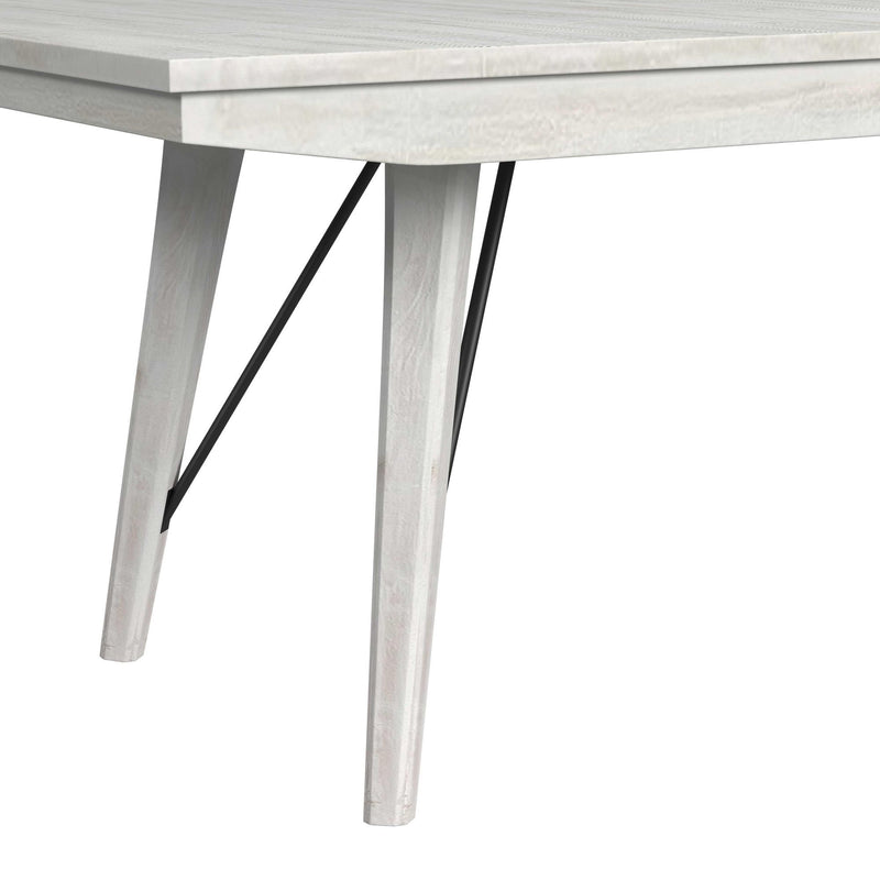 Rogen Rustic - Dining Table With 18" Leaf - Rustic White