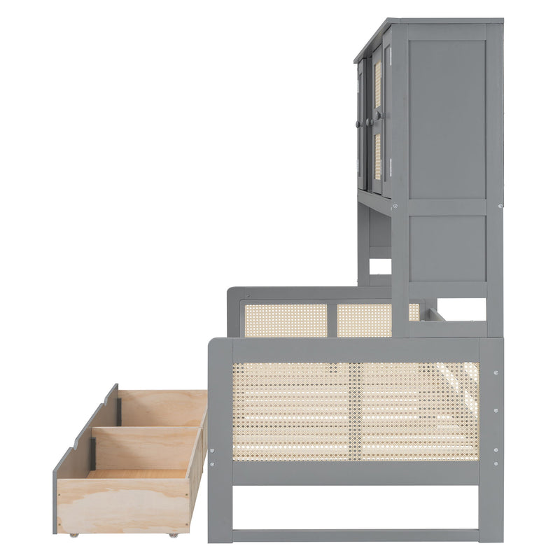 Daybed And All In One Cabinet And Shelf