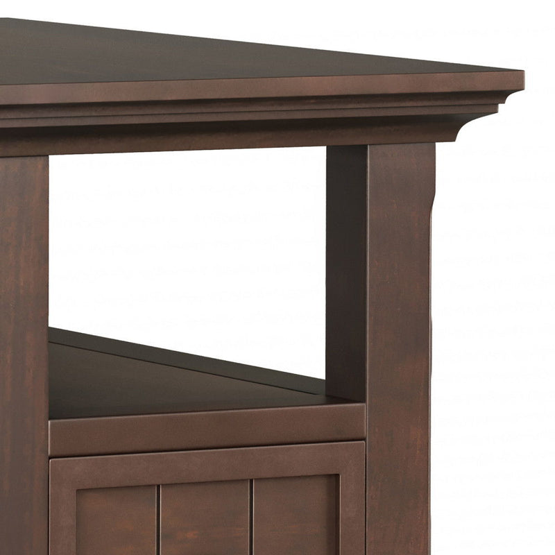 Acadian - Narrow Side Table With Drawer - Brown