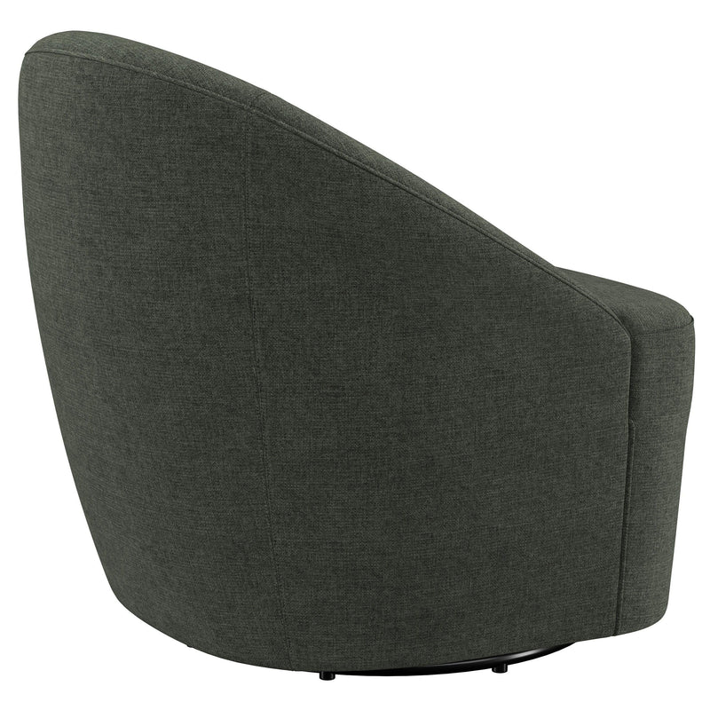 Leon - Upholstered Barrel Accent Swivel Chair