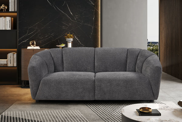 Living Room Sofa 3 Seater With Luxury Boucle