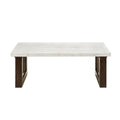 Edwyn - Natural Marble Top End Table