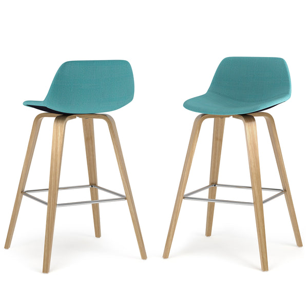 Randolph - Bentwood Counter / Bar Height Stool (Set of 2) - Blue