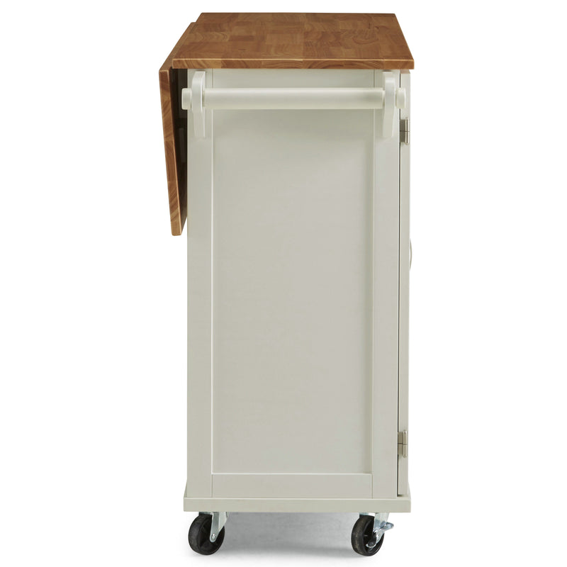 Blanche - Kitchen Cart - Solid Wood Top