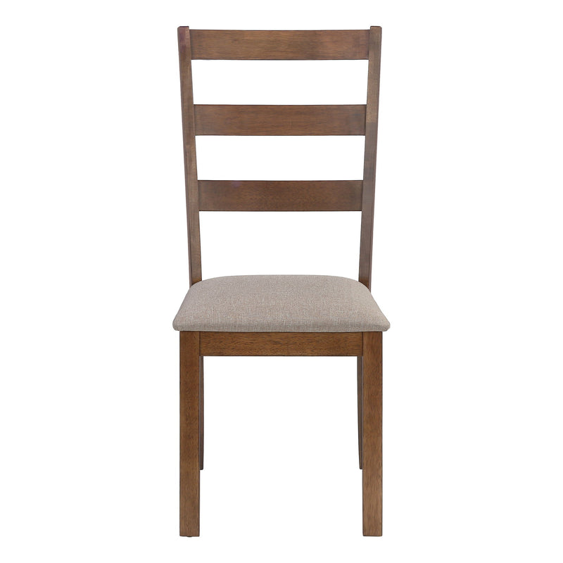 Dining Chair, Side, Upholstered For Dining Room, Transitional (Set of 2) - Beige