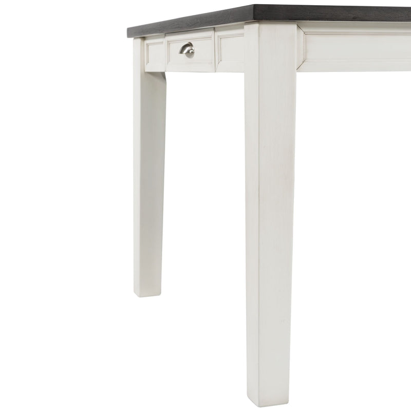 Kayla - Two Tone Dining Table With Storage