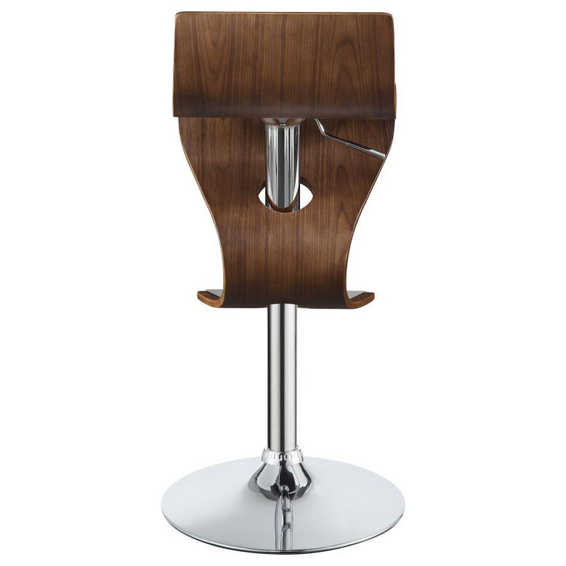 Covina - Adjustable Bar Stool - Walnut