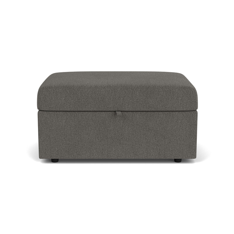 Sky - Storage Ottoman - Pearl Silver