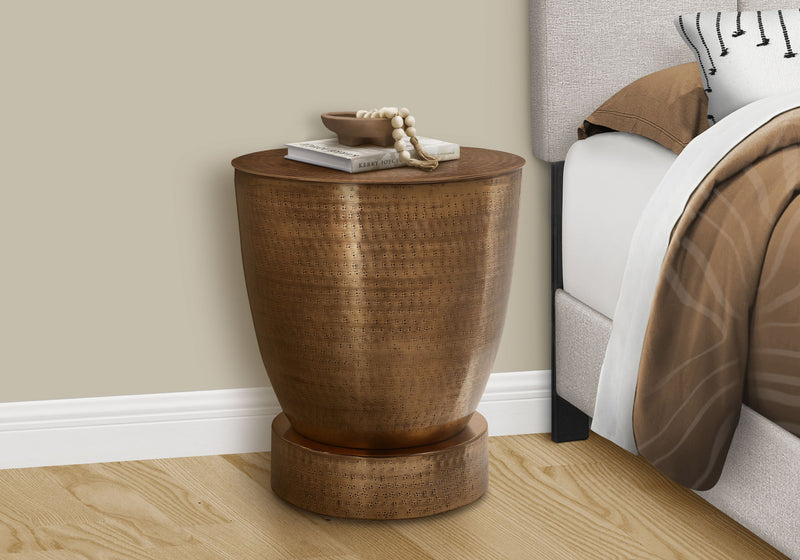 Drum Accent Side Table, Contemporary & Modern Design