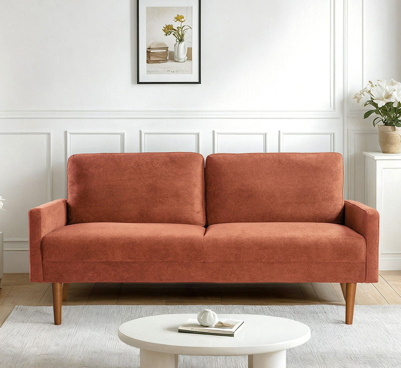 Sofa, European Style With Sleek Design, Modern & Vintage Flair, Upholstered 3 Seater Couch