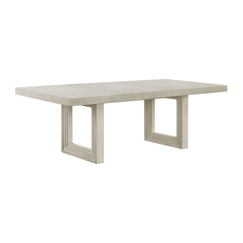 Avalanche - Rectangular Dining Table With 18" Leaf - Antique White