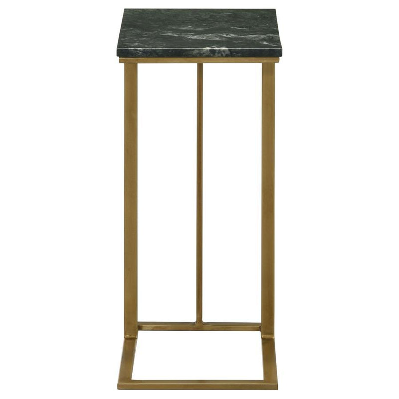 Vicente - Marble Top C-Shaped Sofa Side Table