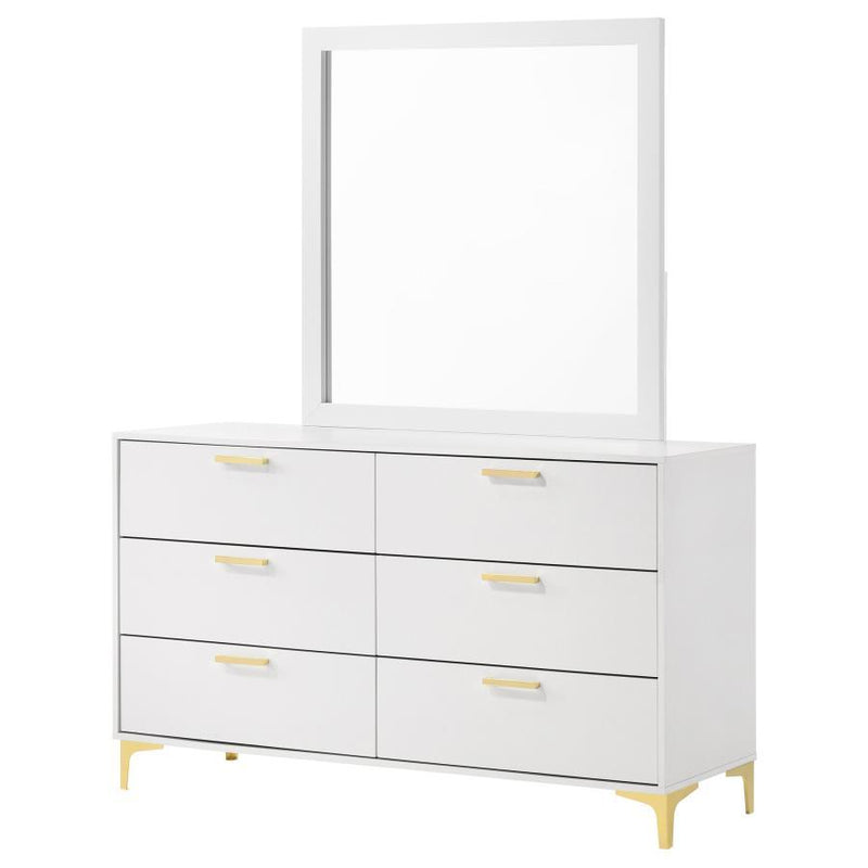 Kendall - 6-Drawer Dresser With Mirror