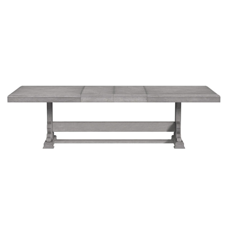 Glenmore - Dining Table With 2x18" Leaves - Aged Gray