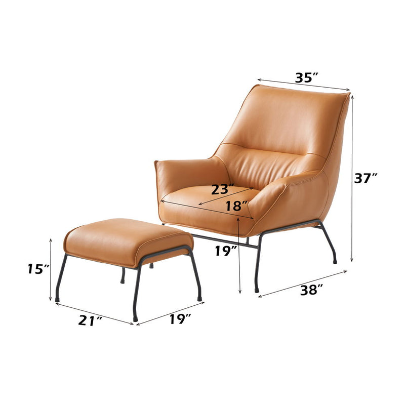 Jabel - Accent Chair & Ottoman