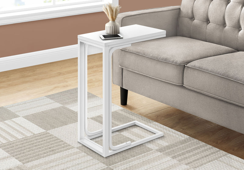 Accent Table, C - Shaped Modern Desig