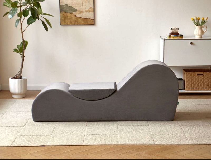 Solace - Chaise Lounge Chair Relaxation, Ergonomic Design With Soft Yet Firm High Density Foam Core