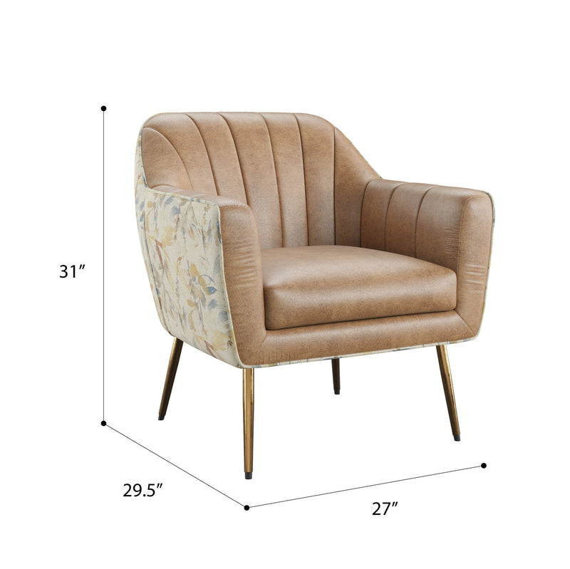 Rose - Accent Chair - Brown