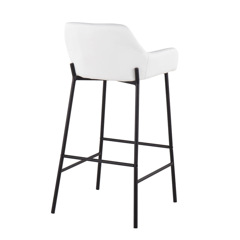 Daniella - Stylish Design Industrial Fixed Height Bar Stool (Set of 2)