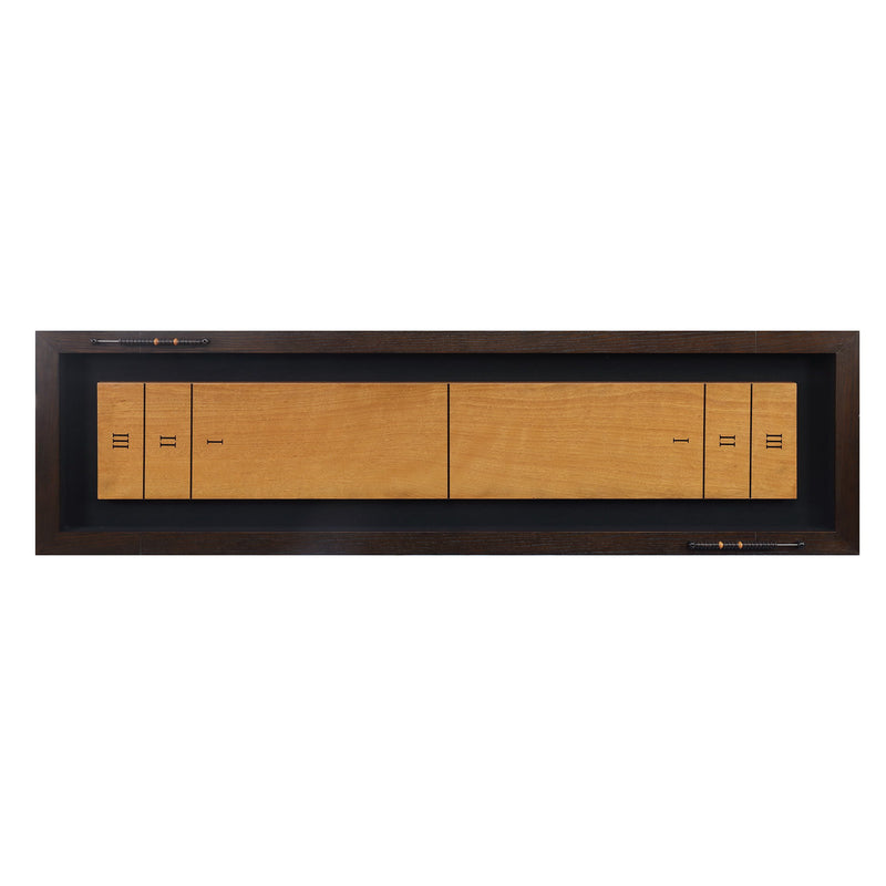 Titus - Shuffleboard Table - Brown - 108"