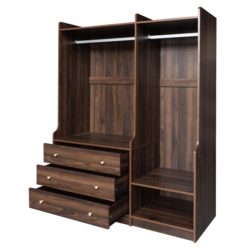 Open Wardrobe Storage For Bedroom