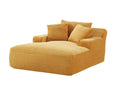 Cloudline - Oversized Chaise Lounge, Modern Comfy Couch With Full Foam Cushioning, Cozy Sleeper Sofabed