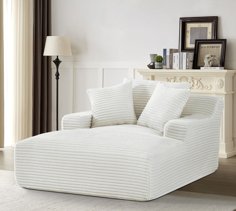 Cloudline - Oversized Chaise Lounge, Modern Comfy Couch With Full Foam Cushioning, Cozy Sleeper Sofabed