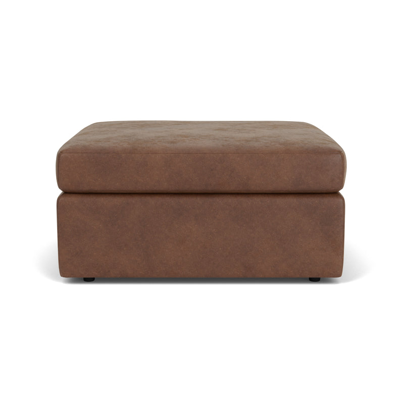 Sky - Stationary Square Cocktail Ottoman - Light Brown