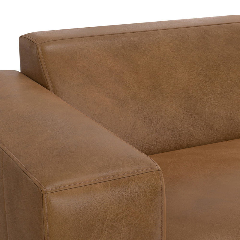 Rex - Left Arm Sofa Module - Brown