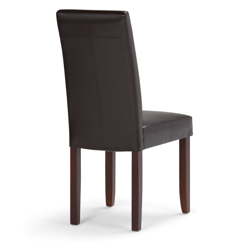 Acadian - Parson Dining Chair (Set of 2) - Tanners Brown