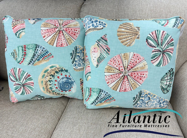 Coastal Throw Pillows- LOBO FIESTA- Set of Two