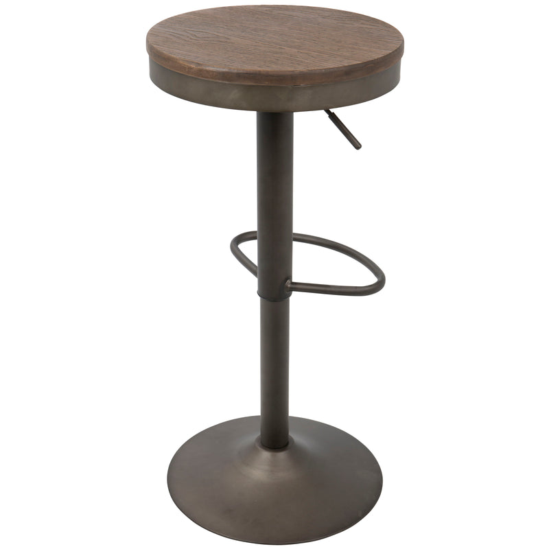 Dakota - Industrial Design Adjustable Barstool (Set of 2)