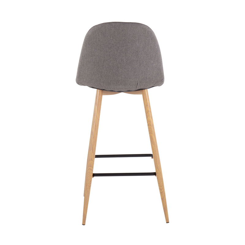 Pebble - Mid Century Modern Barstool (Set of 2)