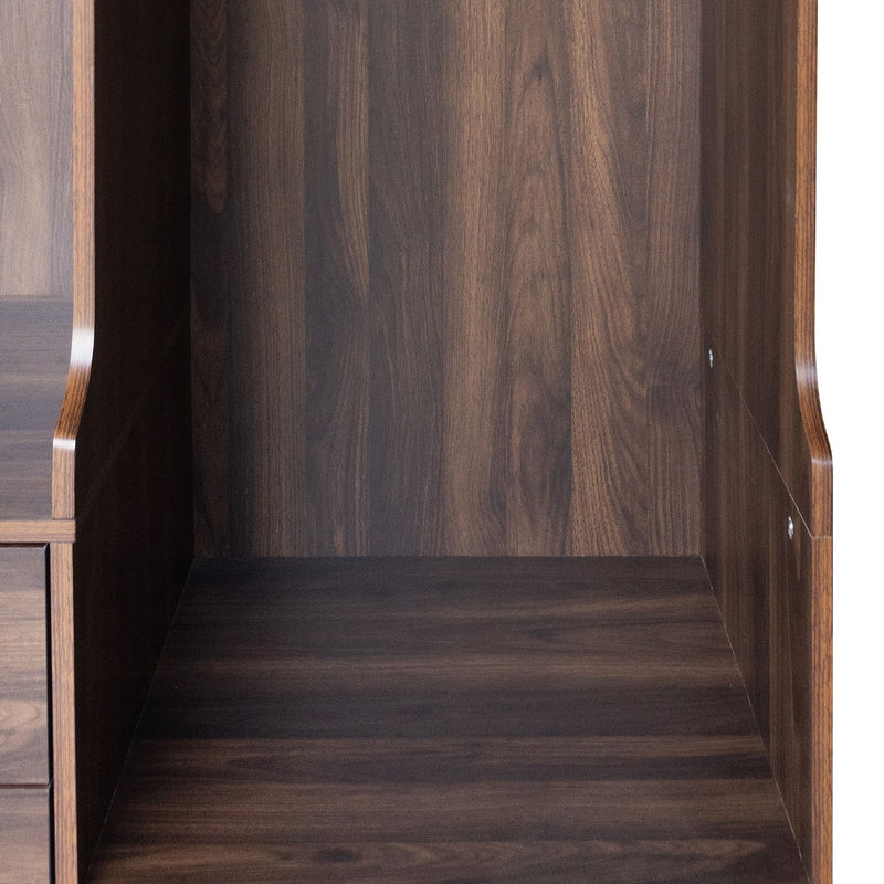 Open Wardrobe Storage For Bedroom