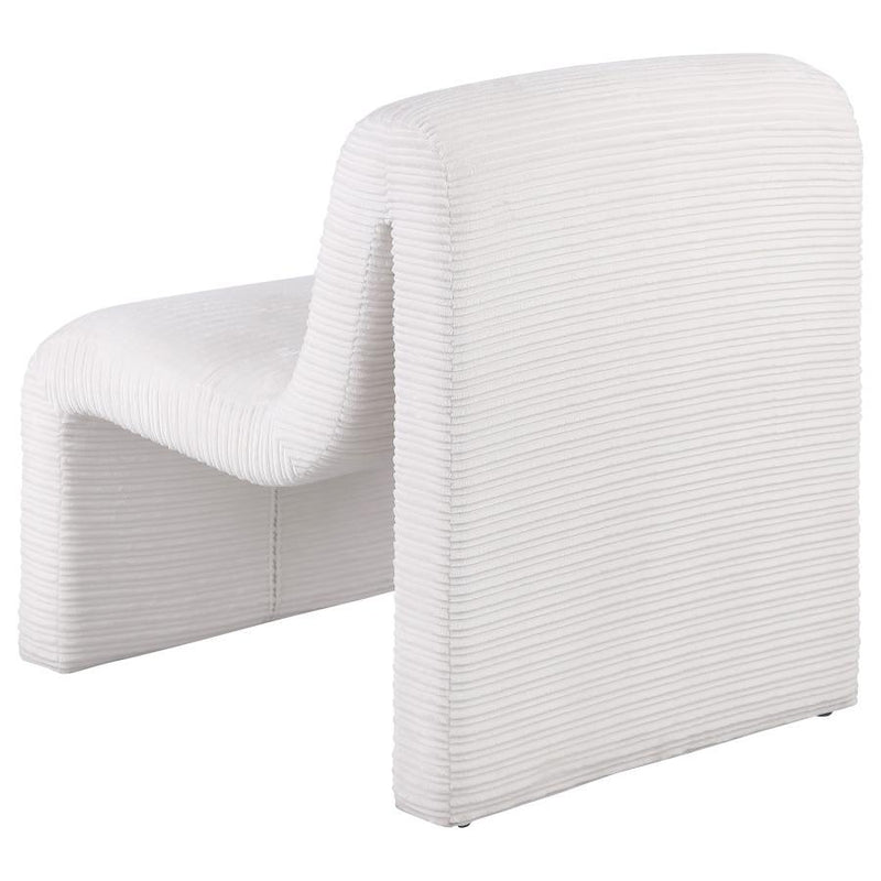 Drayton - Upholstered Curved Armless Accent Chair