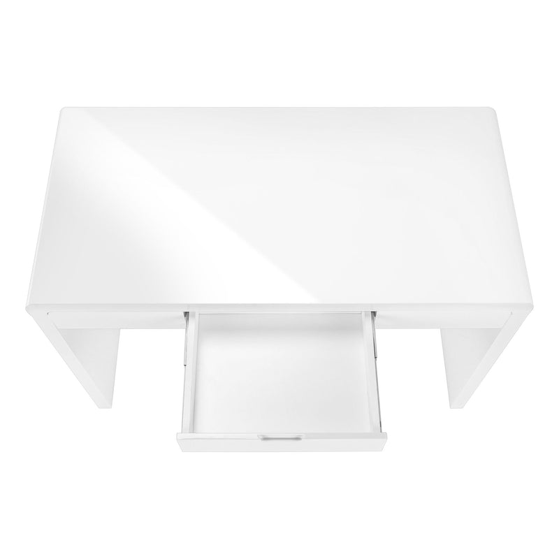 Computer Desk For Home Office, Storage Drawers, Contemporary & Modern - White