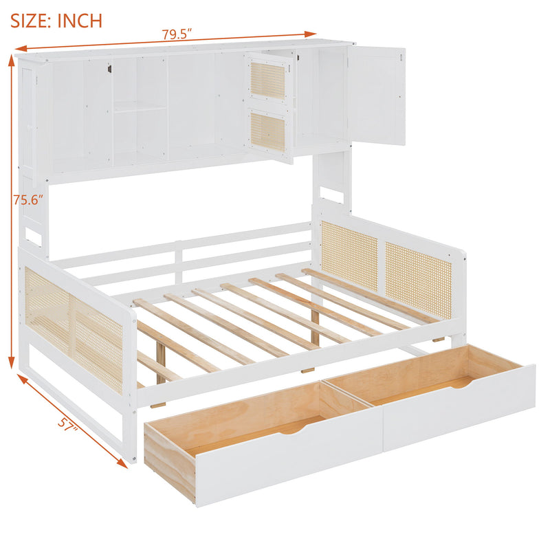 Daybed And All In One Cabinet And Shelf