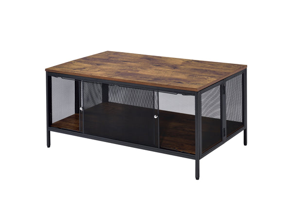 Winam - Coffee Table - Antique Oak / Black