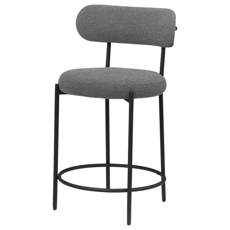 Viola - Boucle Upholstered Bar Stool (Set of 2)