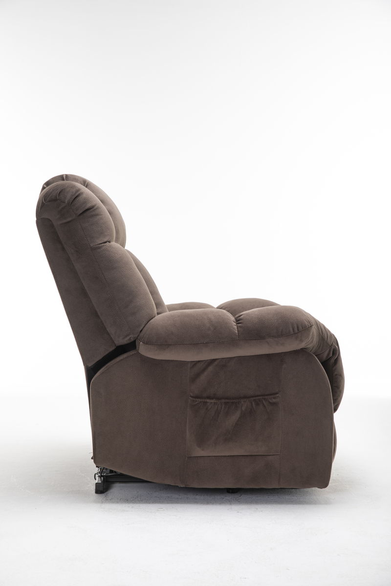 Power Lift Recliner Chair For Elderly - Heavy Duty And Safety Motion Reclining Mechanism