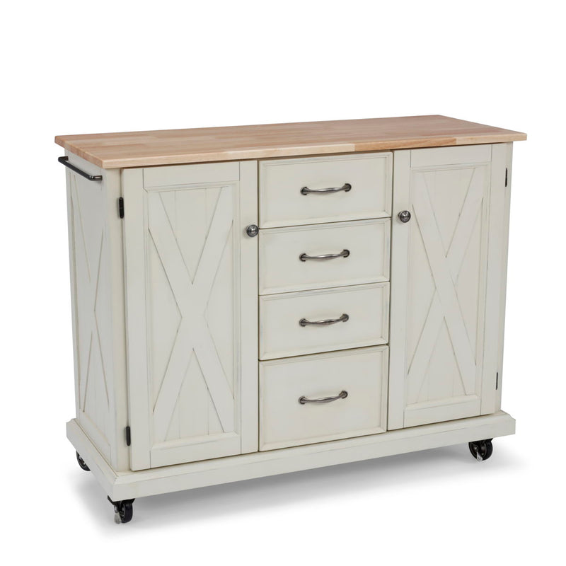 Bay Lodge - Kitchen Cart - White - 35.5"